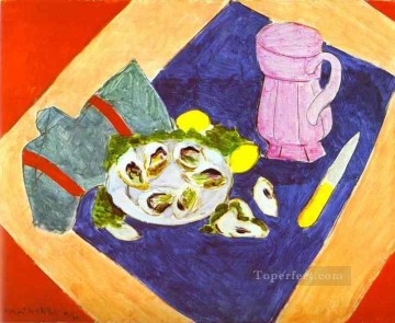  fauvism Oil Painting - Still Life with Oysters Fauvism